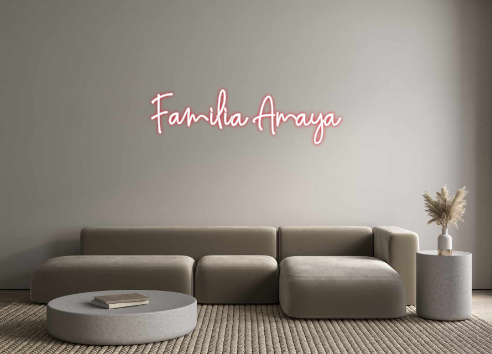 Custom Neon: Familia Amaya