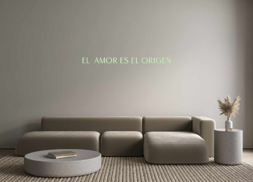 Custom Neon: EL  AMOR ES E...