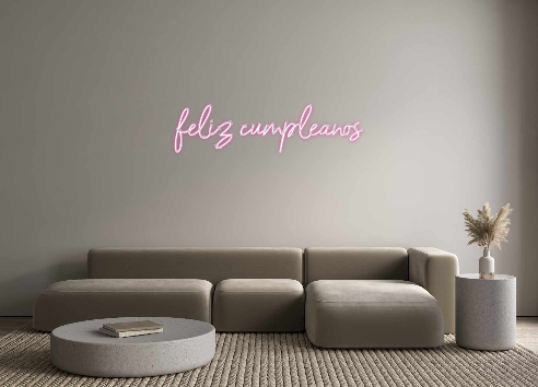 Custom Neon: feliz cumplea...