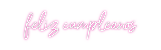 Custom Neon: feliz cumplea...