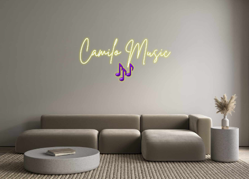 Custom Neon: Camilo Music
...