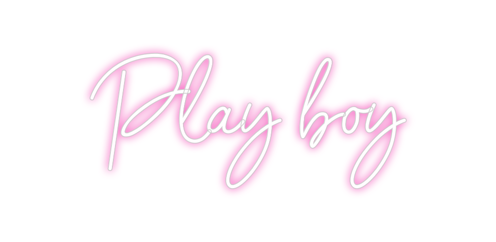 Custom Neon: Play boy