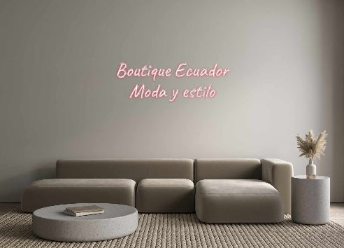 Custom Neon: Boutique Ecua...