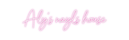 Custom Neon: Aly’s nayls h...