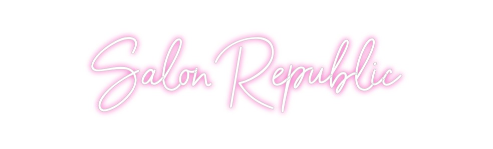 Custom Neon: Salon Republic