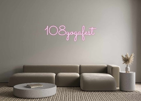 Custom Neon: 108yogafest