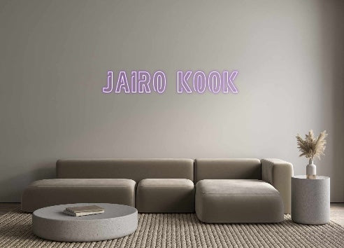 Custom Neon: JAIRO KOOK