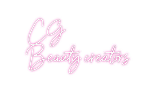 Custom Neon: CG 
Beauty c...