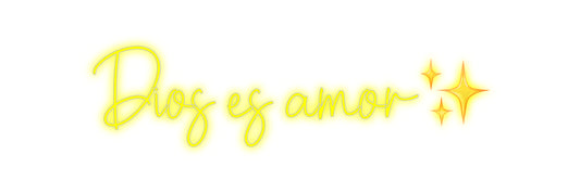 Custom Neon: Dios es amor✨