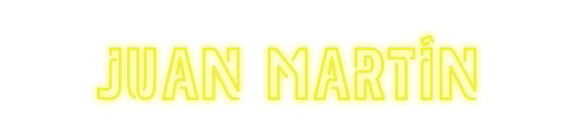 Custom Neon: Juan Martín