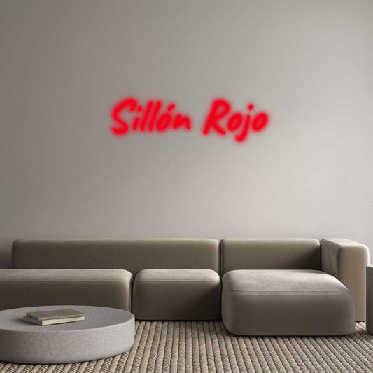 Custom Neon: Sillón Rojo