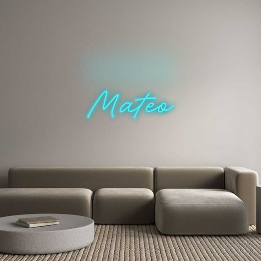 Custom Neon: Mateo