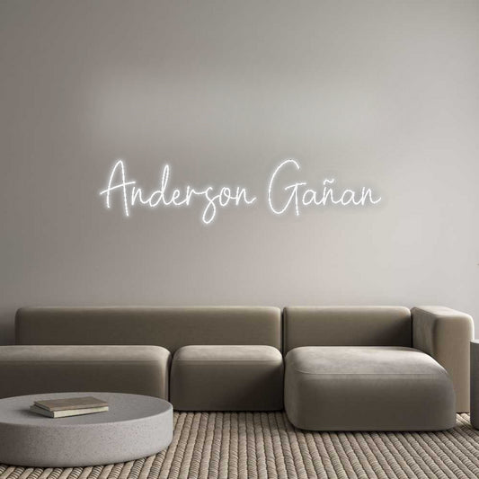 Custom Neon: Anderson Gañan