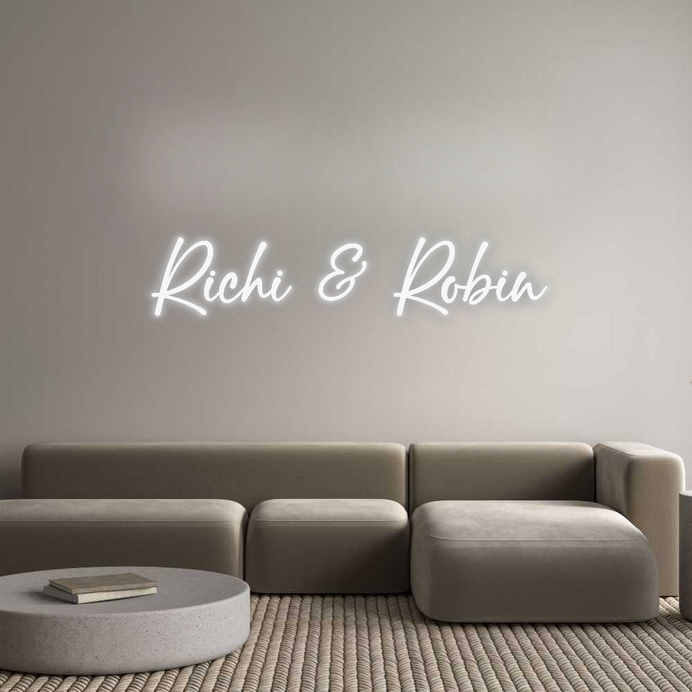 Custom Neon: Richi & Robin