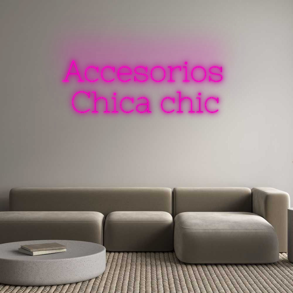 Custom Neon: Accesorios 
...