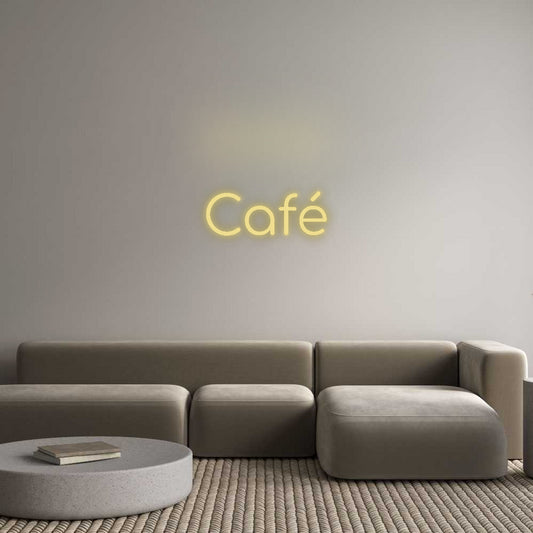 Custom Neon: Café