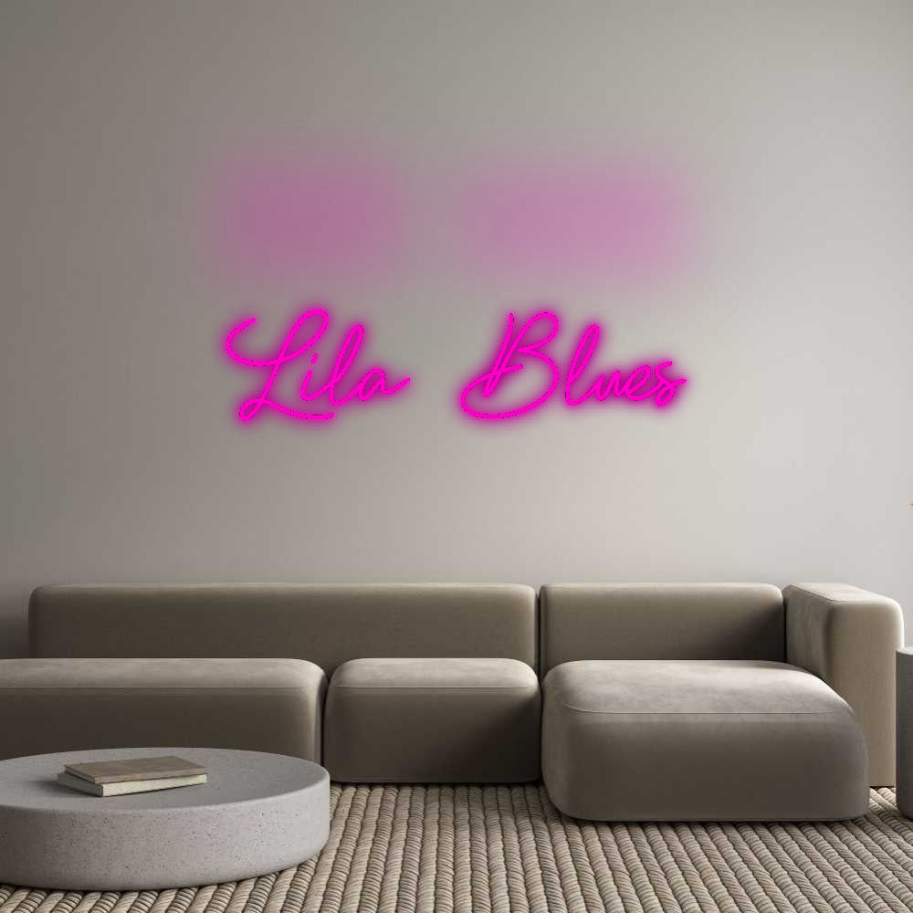 Custom Neon: Lila Blues