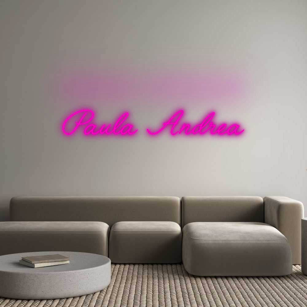 Custom Neon: Paula Andrea