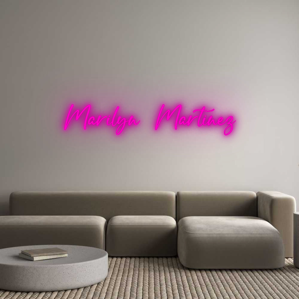 Custom Neon: Marilyn Martí...