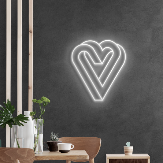 Neón LED Corazón infinito