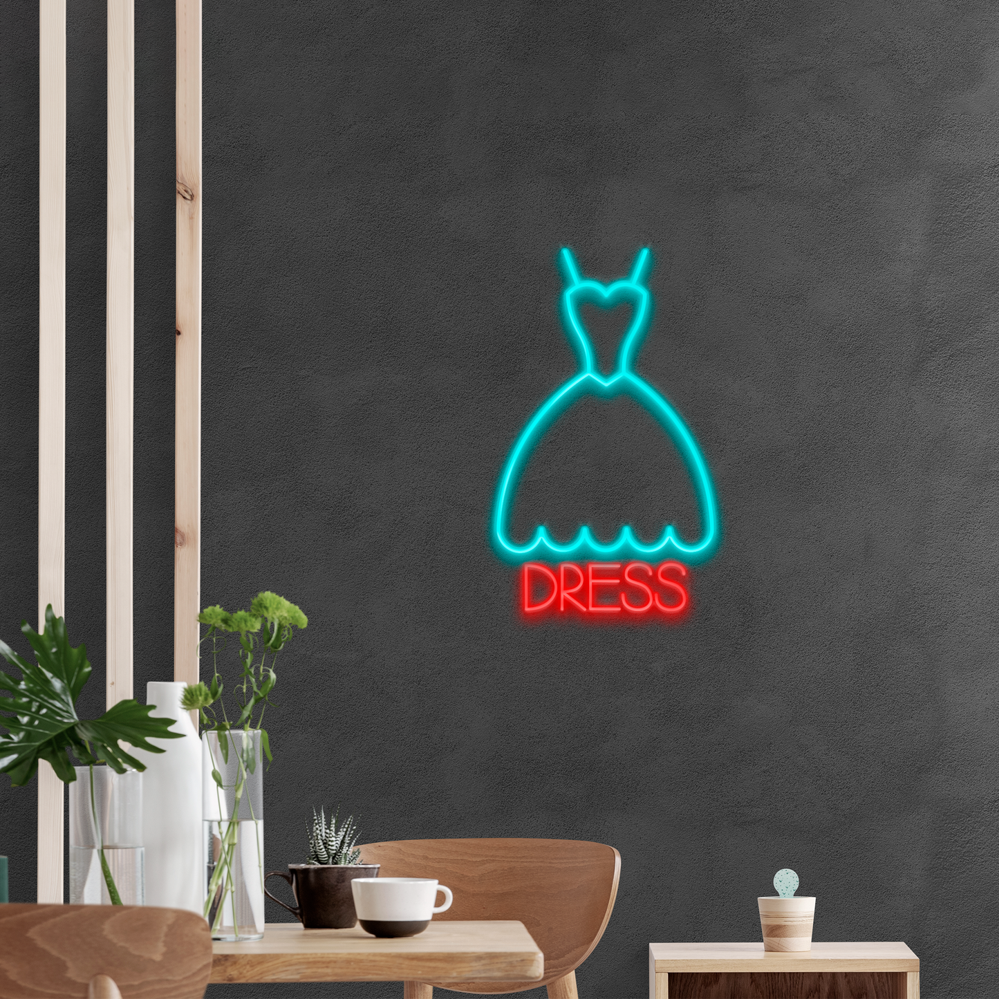 Neón LED Soft dress