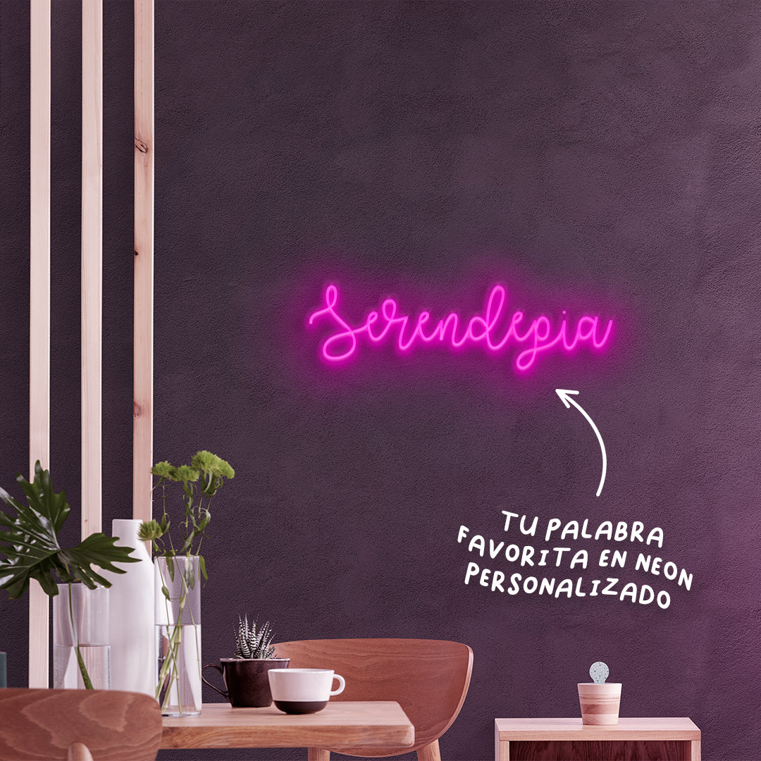 Palabra en neón LED personalizado