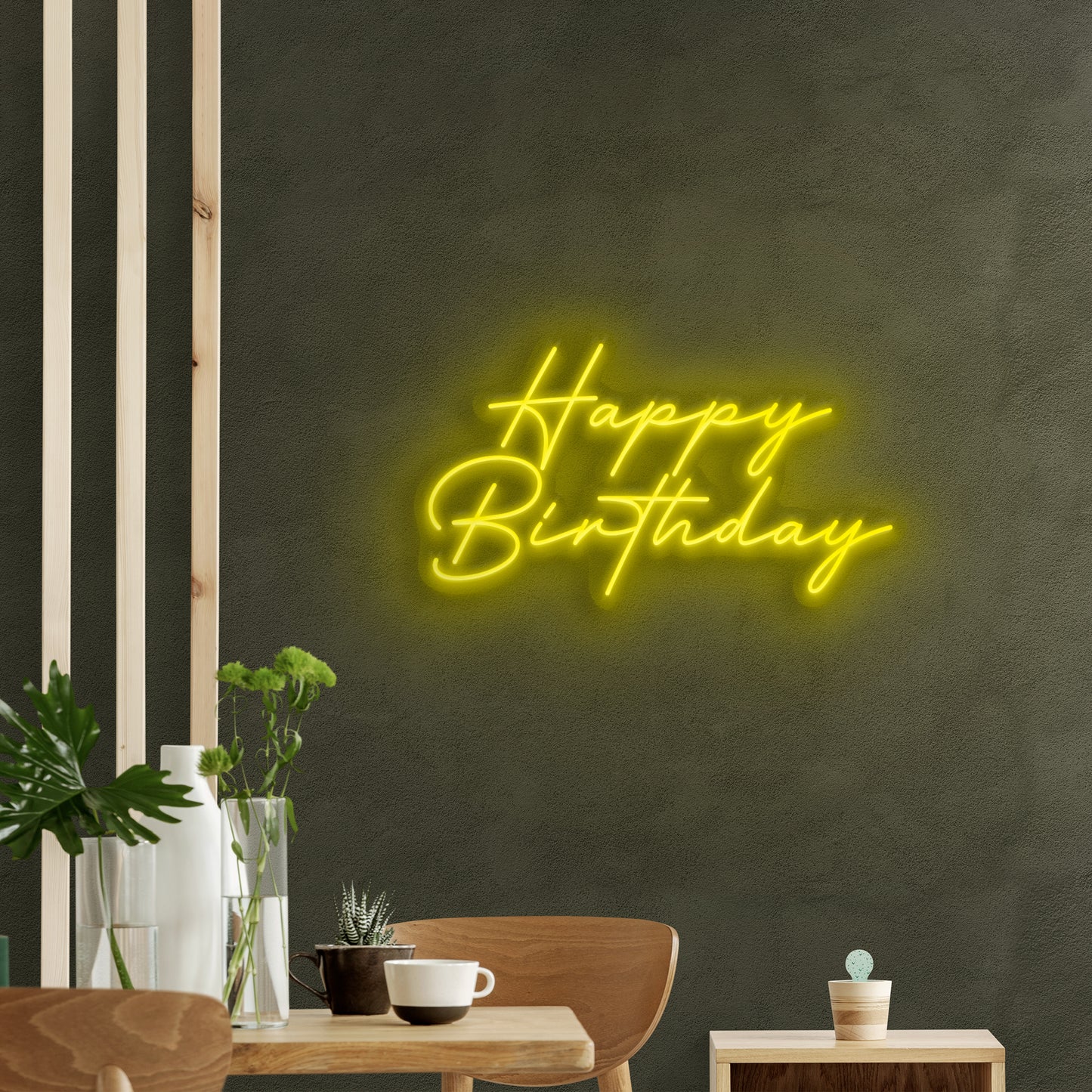 Neón LED de Happy Birthday