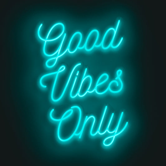 Neón LED de Good Vibes Only