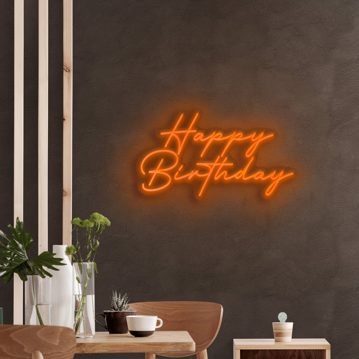 Neón LED de Happy Birthday