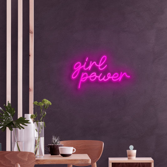 Neón LED de Girl Power