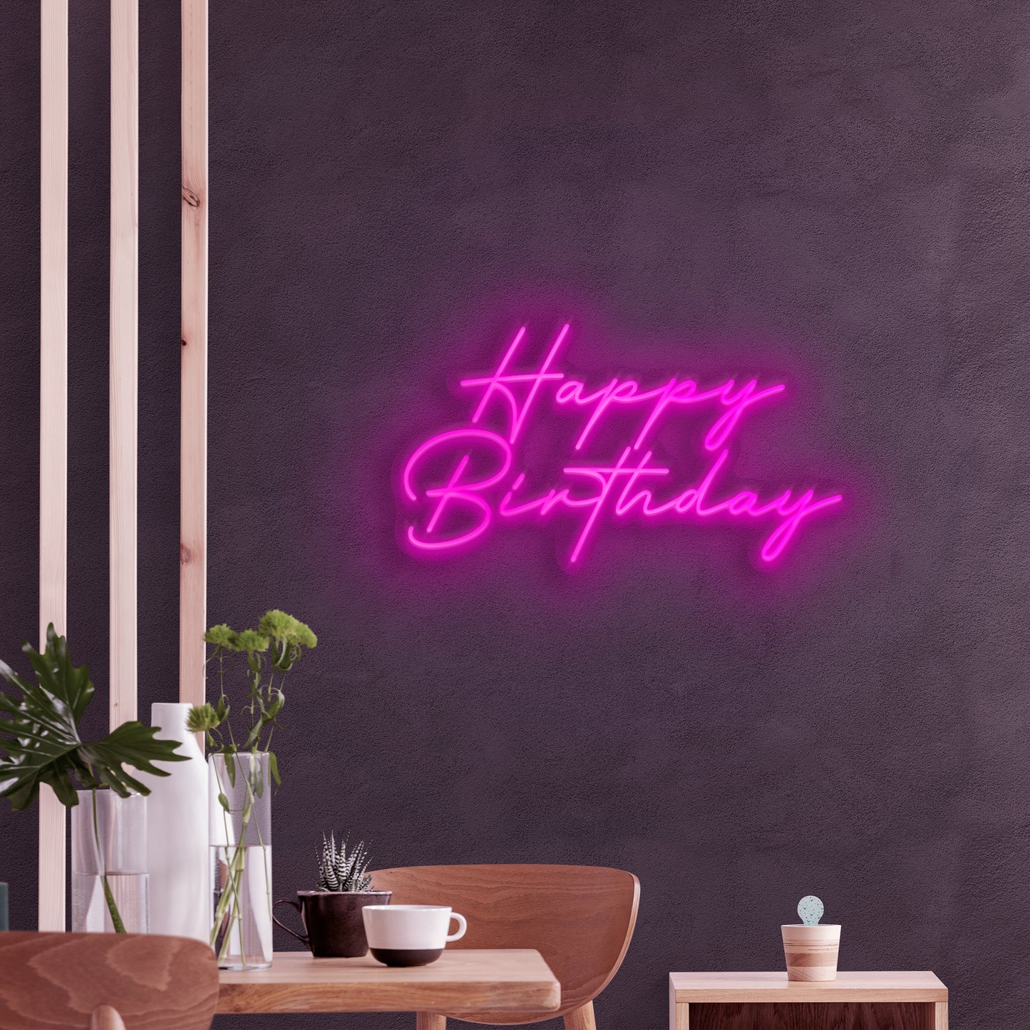 Neón LED de Happy Birthday