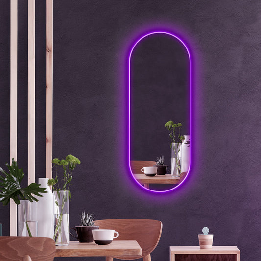  Designart - Espejo de pared moderno 'Purple Amethyst', espejos  enmarcados, espejo rectangular grande, espejos decorativos, espejos de  baño, espejos de pared modernos, 24 x 32 pulgadas, espejo morado : Hogar y  Cocina