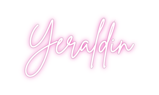 Custom Neon: Yeraldin