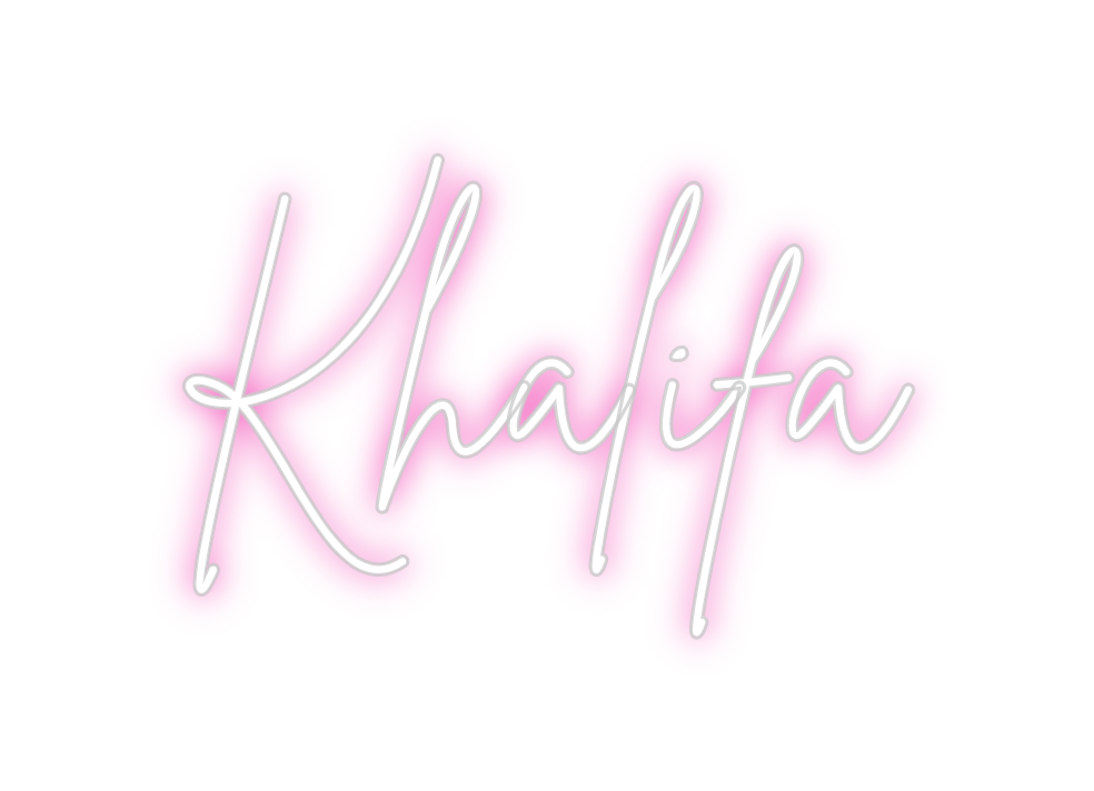 Custom Neon: Khalifa