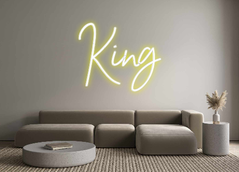 Custom Neon: King