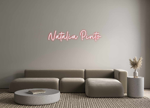 Custom Neon: Natalia Pinto