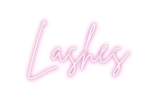 Custom Neon: Lashes